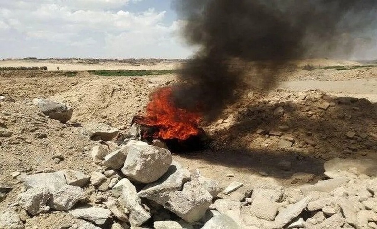 لاستیک‌سوزی و ایجاد دود توسط عناصر نفوذی دشمن در آذربایجان غربی