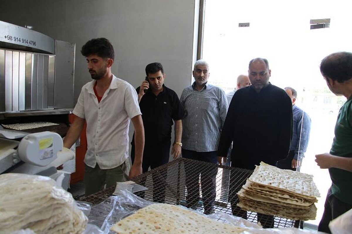 بهره برداری از مجتمع نان در سبزه میدان تبریز