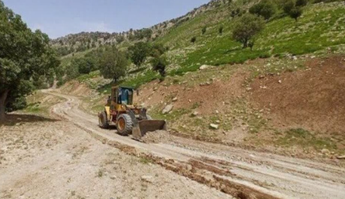 آغاز عملیات اجرای ایل راه شامدشت قزوین  