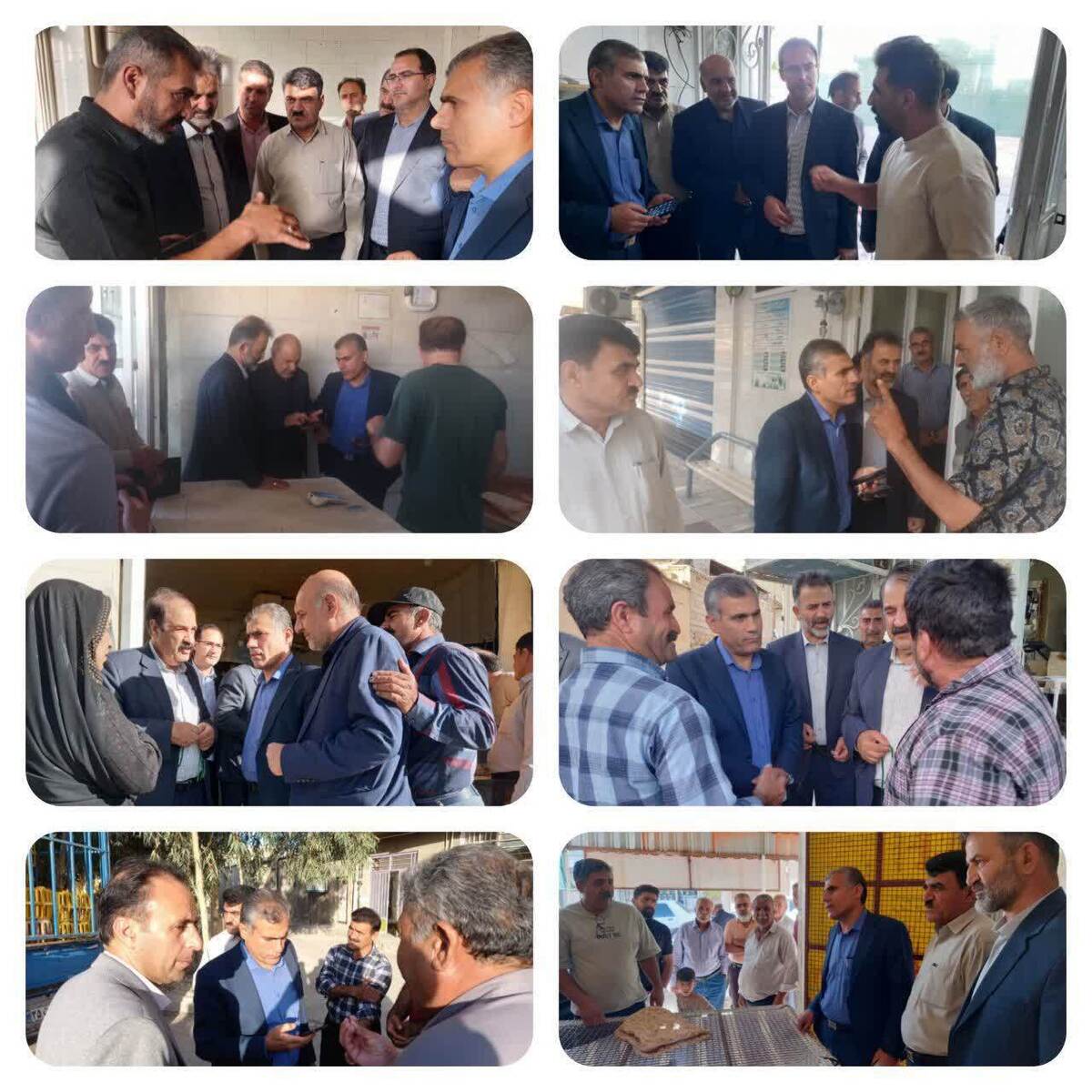 بازدید فرماندار از نانوایی‌های سطح شهرستان آبدانان