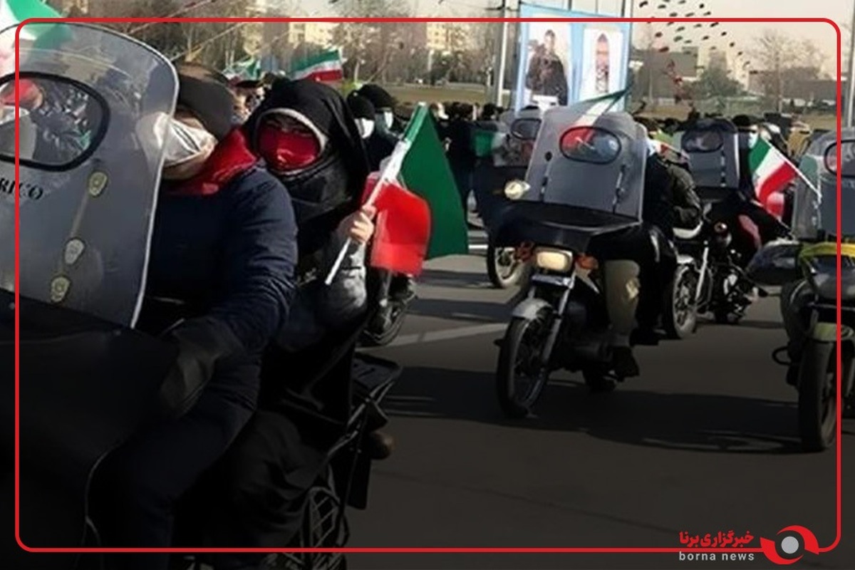 راهپیمایی موتوری و خودرویی مردم تهران در حمایت از پاسخ حملات موشکی ایران  به صهیونیست‌ها