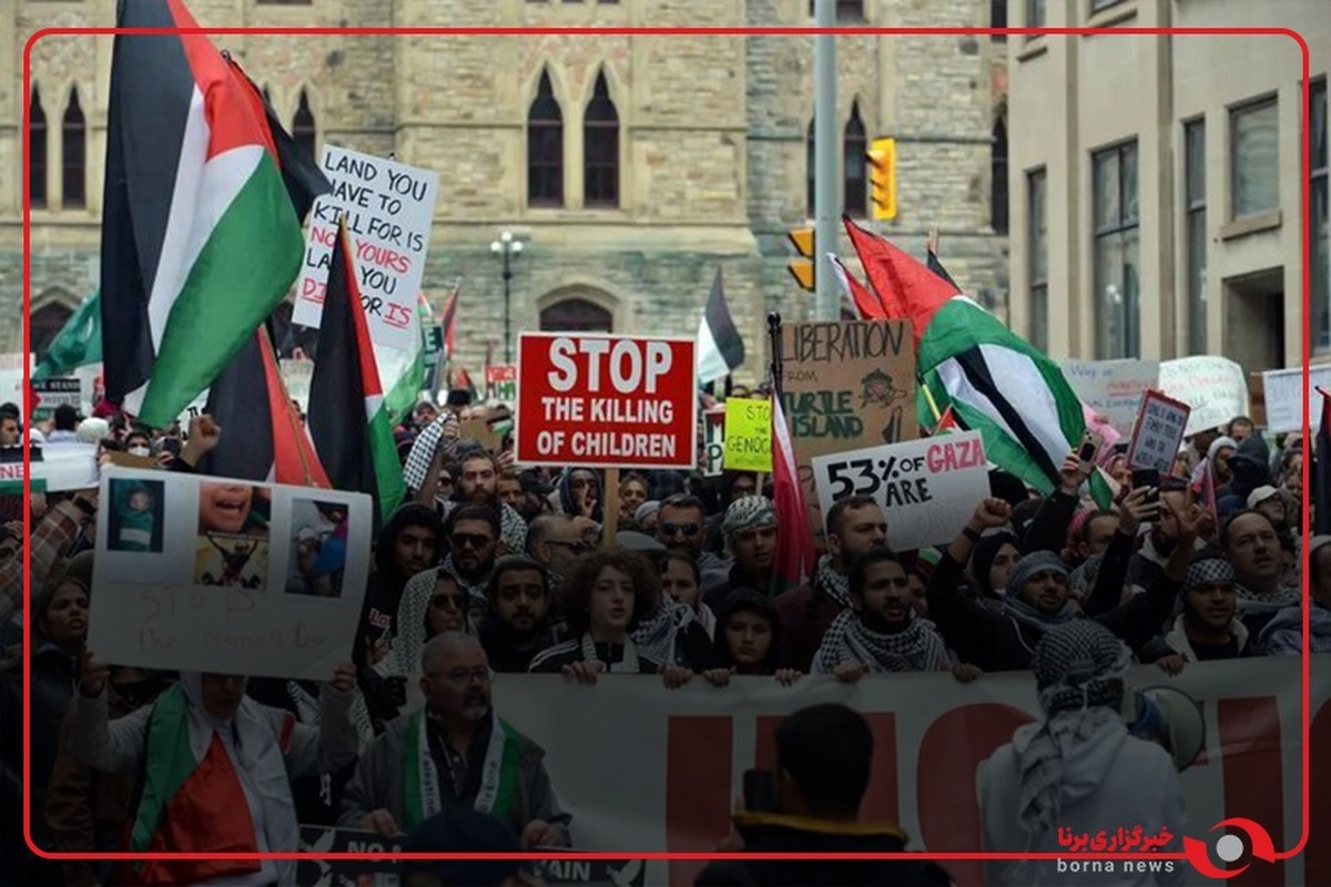 معترضان در خیابان‌های نیویورک راهپیمایی کردند و خواستار عدم جنگ با ایران شدند و تجاوز اسرائیل به ایران و غزه را محکوم کردند