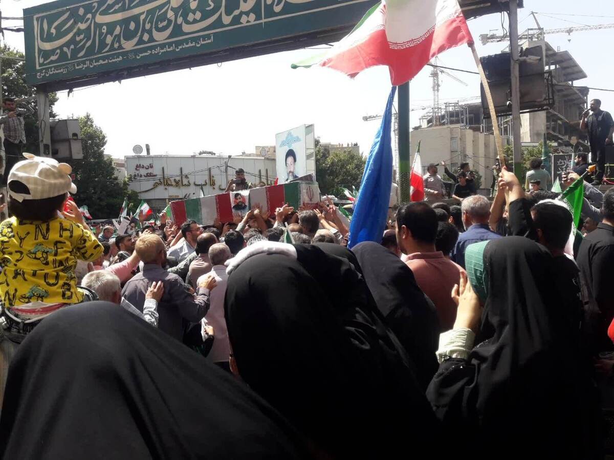 تشییع پیکر شهید 