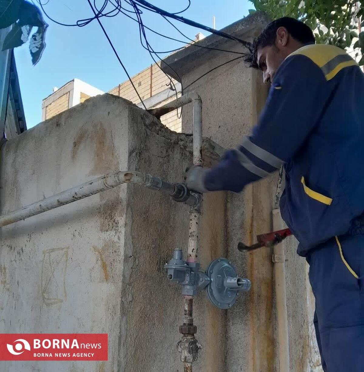 امداد شرکت گاز استان کرمانشاه بدون وقفه در حال خدمت‌رسانی به مردم است