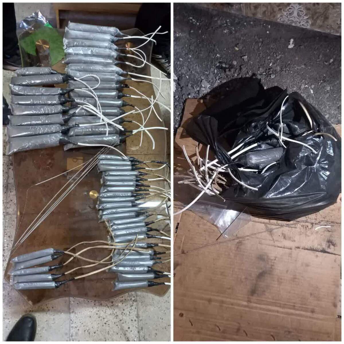 کشف یک محموله بمب دست ساز در گیلان