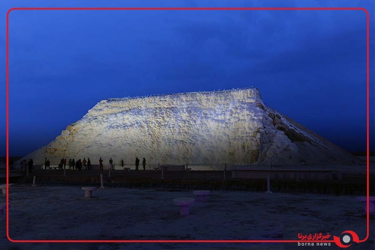 آبشار نمکی پتاس ، خوروبیابانک اصفهان