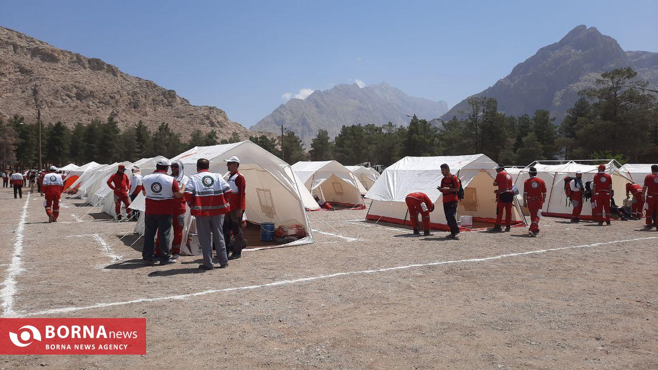 برگزاری مانور بزرگ امداد و نجات هلال احمر کرمانشاه