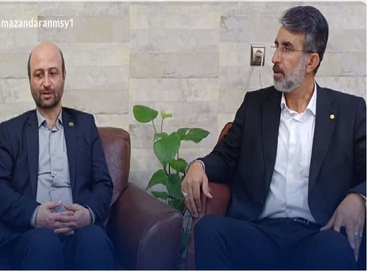 نشست مدیرکل ورزش و جوانان و مدیر مخابرات منطقه مازندران