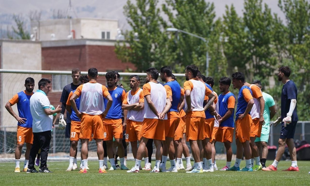 گزارش تمرین تیم ملی فوتبال/ از توصیه‌های قلعه نویی تا حضور جانبازان سرافراز