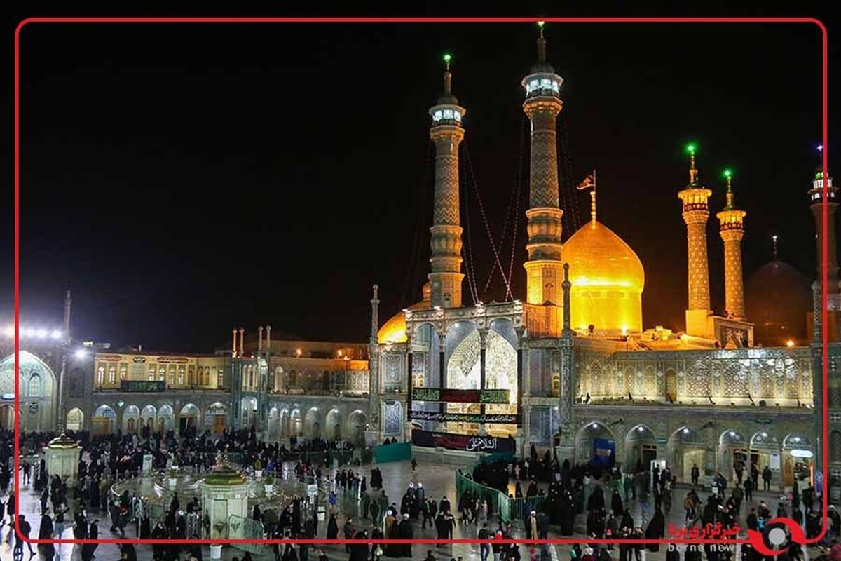 حال و هوای حرم مطهر حضرت معصومه(س) در شب شهادت امام جواد علیه السلام