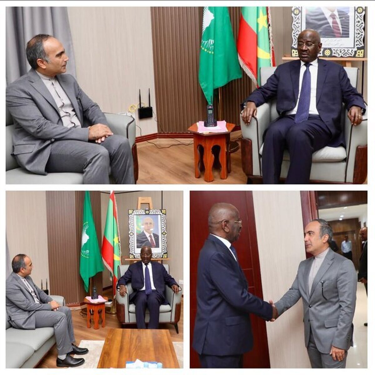 دیدار سفیر ایران با وزیر خارجه موریتانی