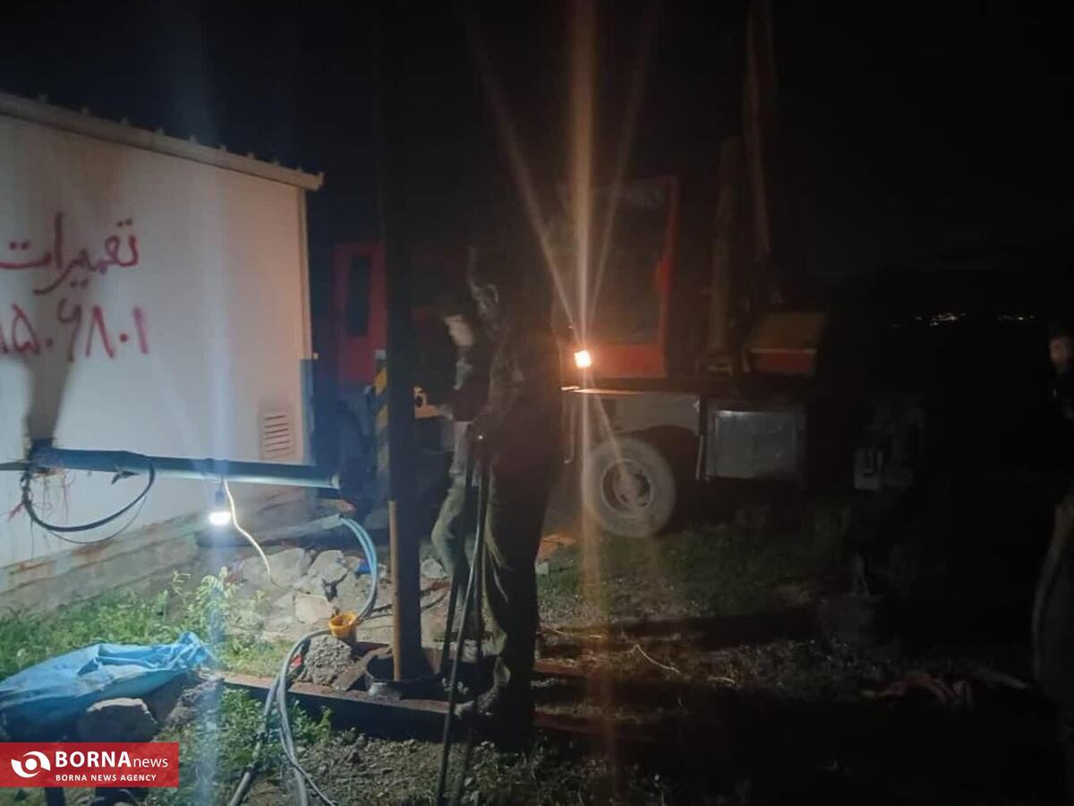 برخورداری از آب شرب پایدار ۱۵۰۰ نفر از روستاییان کنگاور پس از رفع مشکل فنی