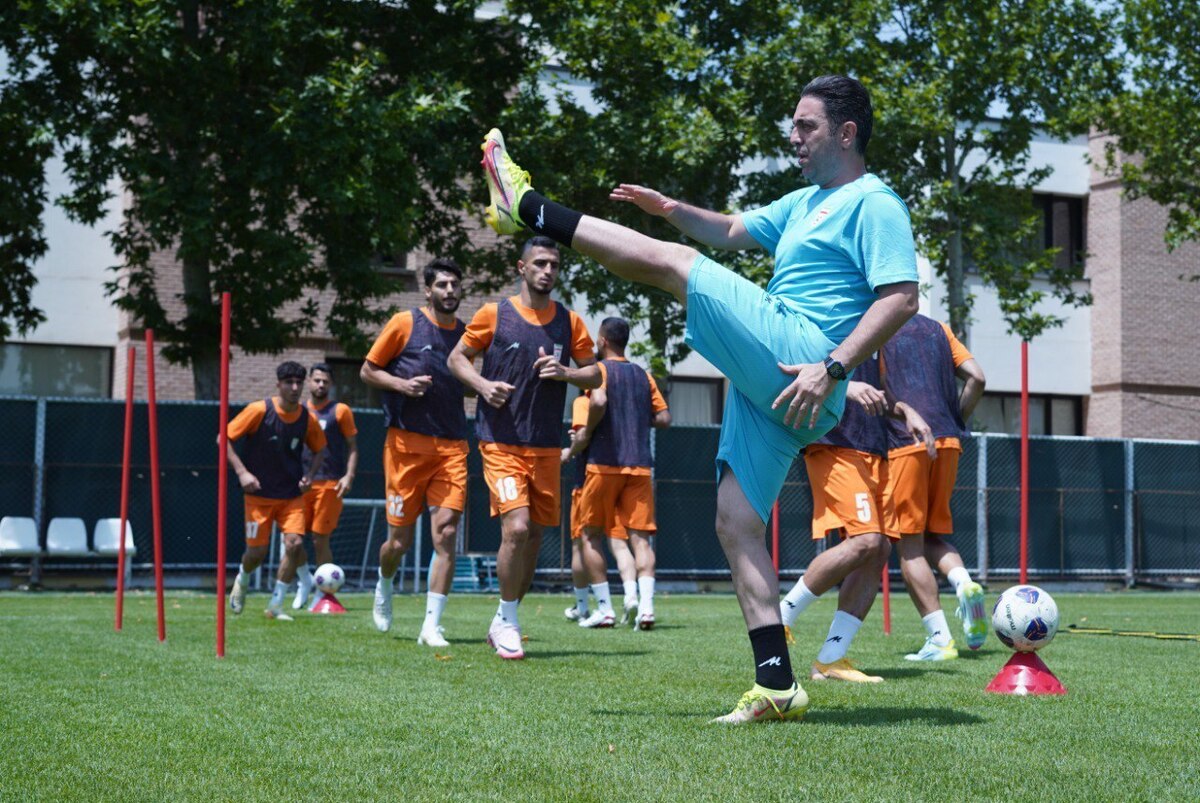 بازیکنان تیم ملی با جدیت و نشاط تمرین کردند