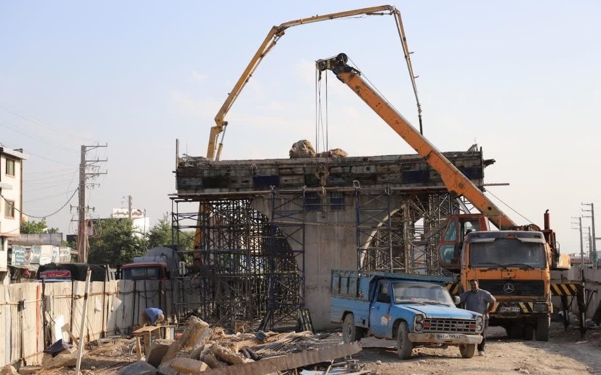 بازدید سرزده استاندار مازندران از پروژه پل سه‌راه جویبار ساری