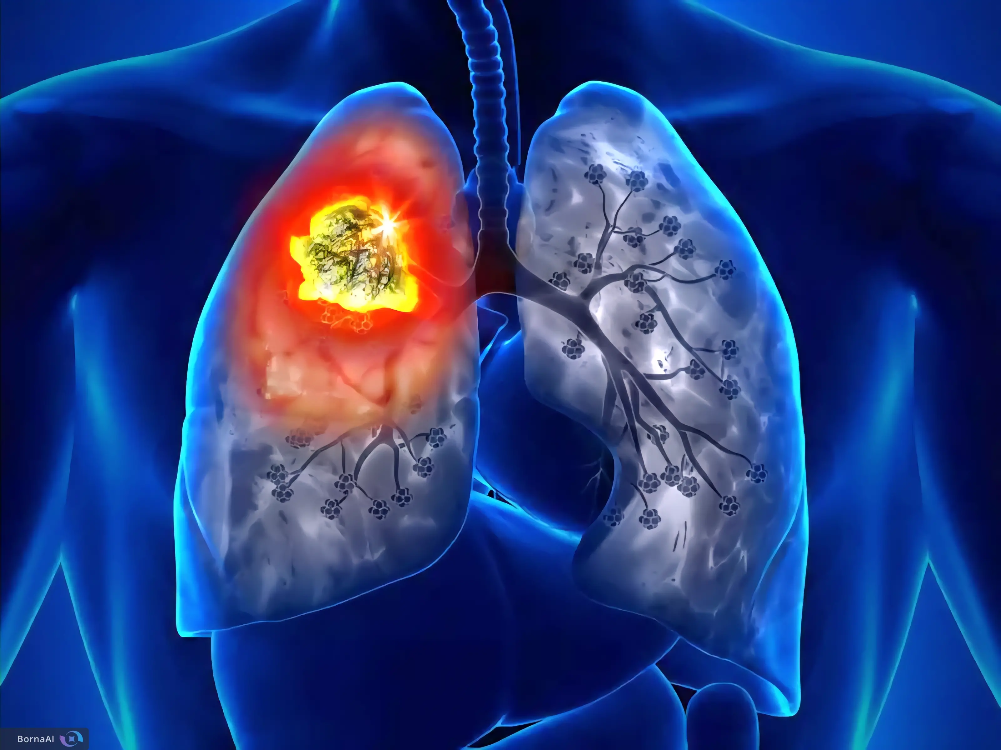 تومورهای پنهان ریه با هر نفس لو می‌روند!