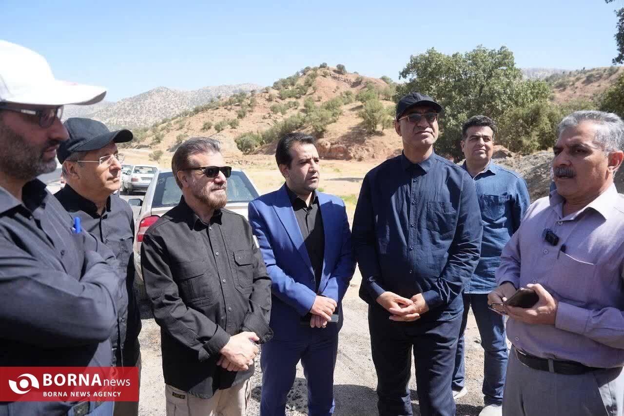 بازدید‌های میدانی استاندار کرمانشاه از پروژه‌های عمرانی مسیر اربعین؛ از مرکز استان تا خسروی