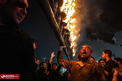 آیین مشعل گردانی نجفی‌های مقیم قم