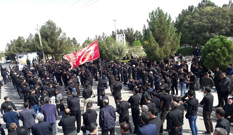 عزاداری مردم قزوین روز تاسوعای حسین 