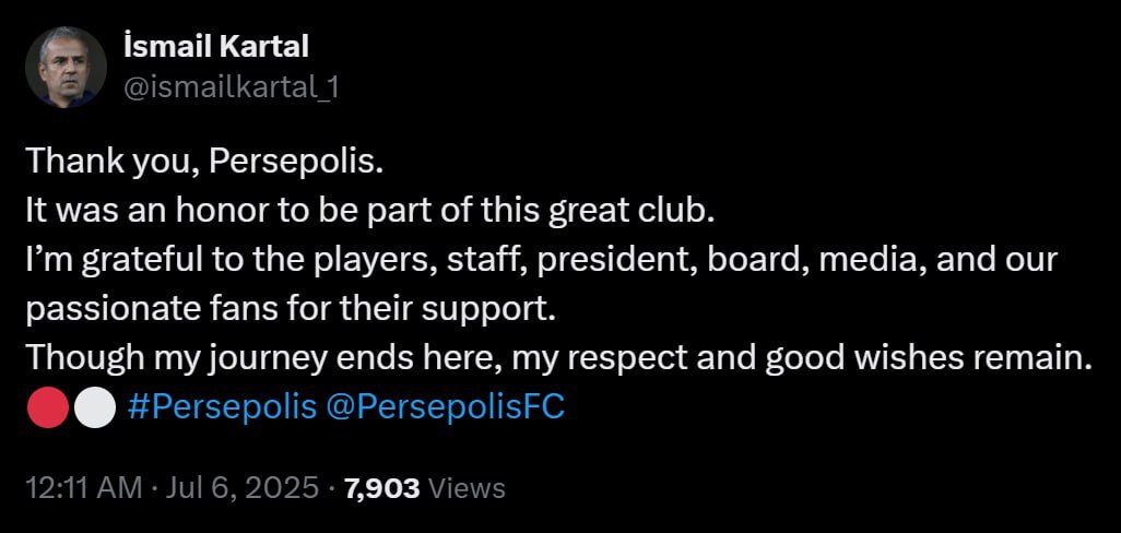 کارتال با پرسپولیسیها خداحافظی کرد + عکس کارتال با پرسپولیسیها خداحافظی کرد + عکس