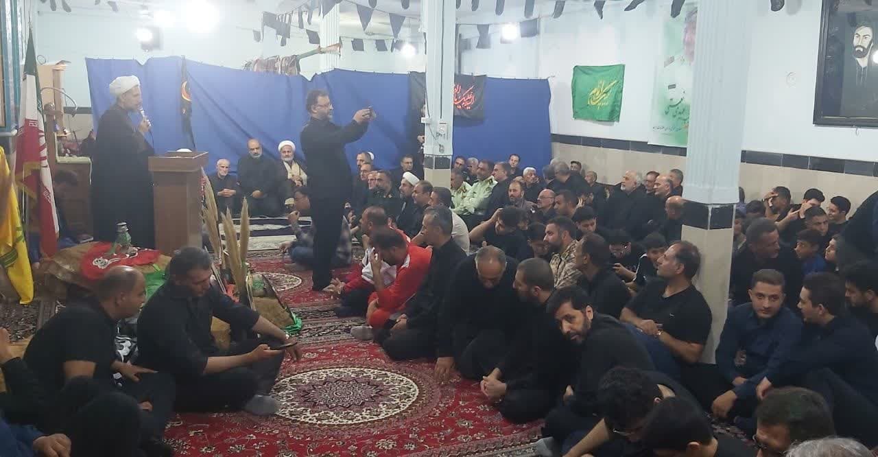 برگزاری یادواره سردار شهید مدافع وطن مهدی نعمتی در روستای چرشد‌ره