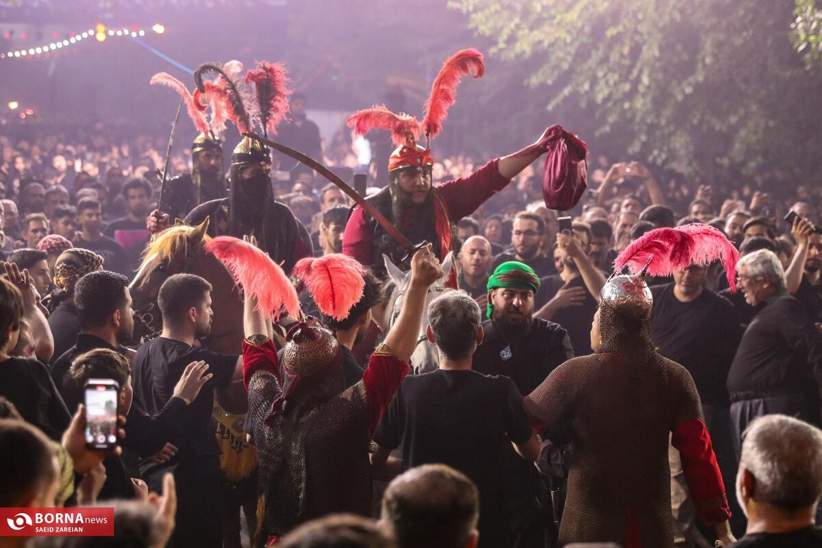 عزاداری عصر عاشور در دارالشهدا تهران