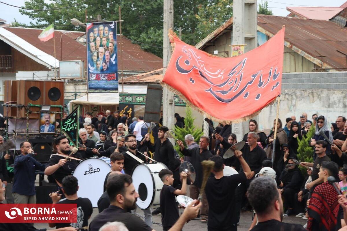 برگزاری مراسم سوگواری روز یازدهم محرم 
در شهر رودبنه لاهیجان