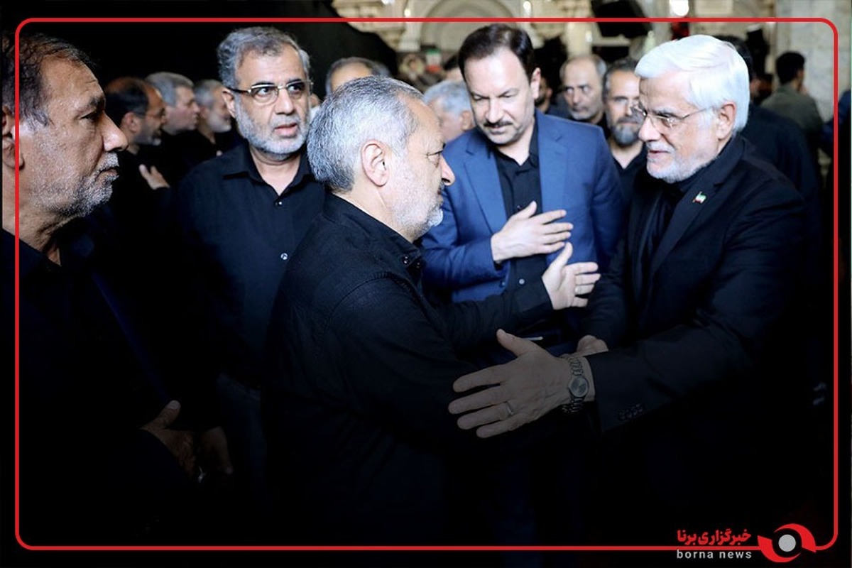 حضور معاون اول رئیس جمهور در مراسم گرامیداشت شهیدان رشید و شادمانی در ستاد سپاه تهران