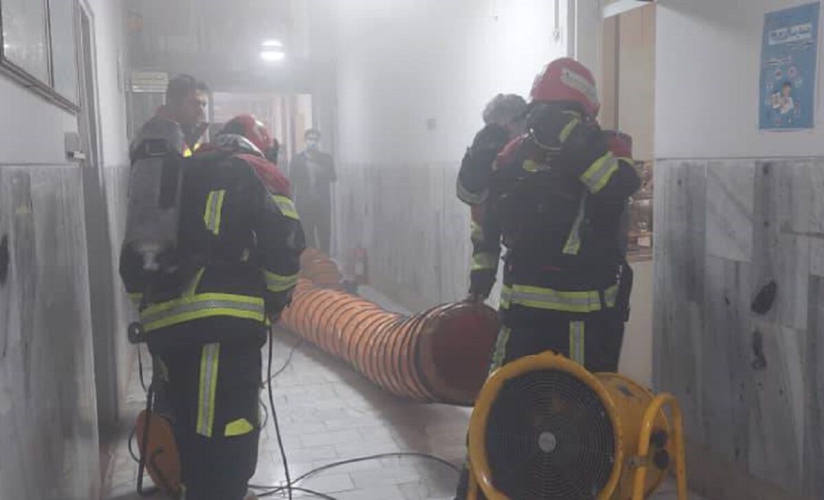 آتش‌سوزی بیمارستان پیرانشهر مهار شد