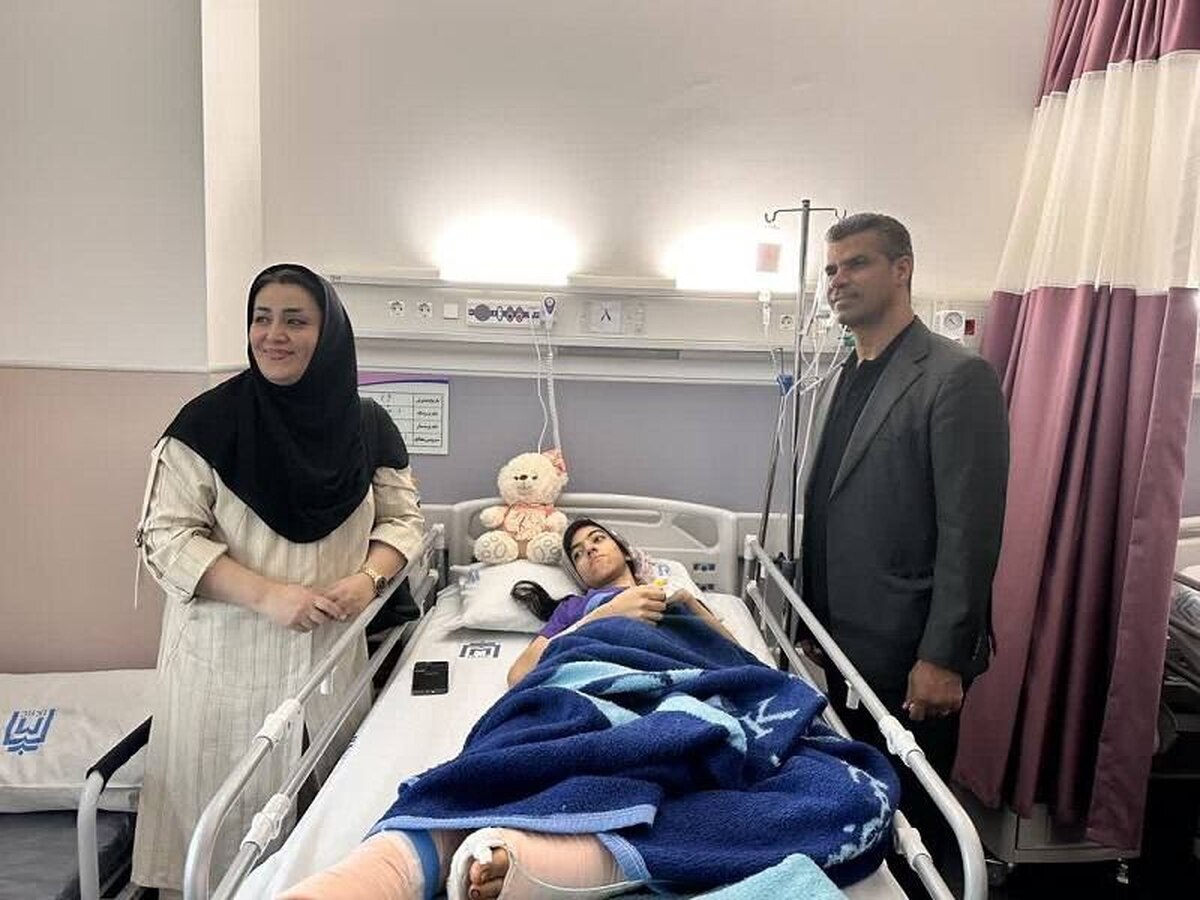 عیادت ساعی از مجروح تکواندوکار حملات رژیم صهیونیستی