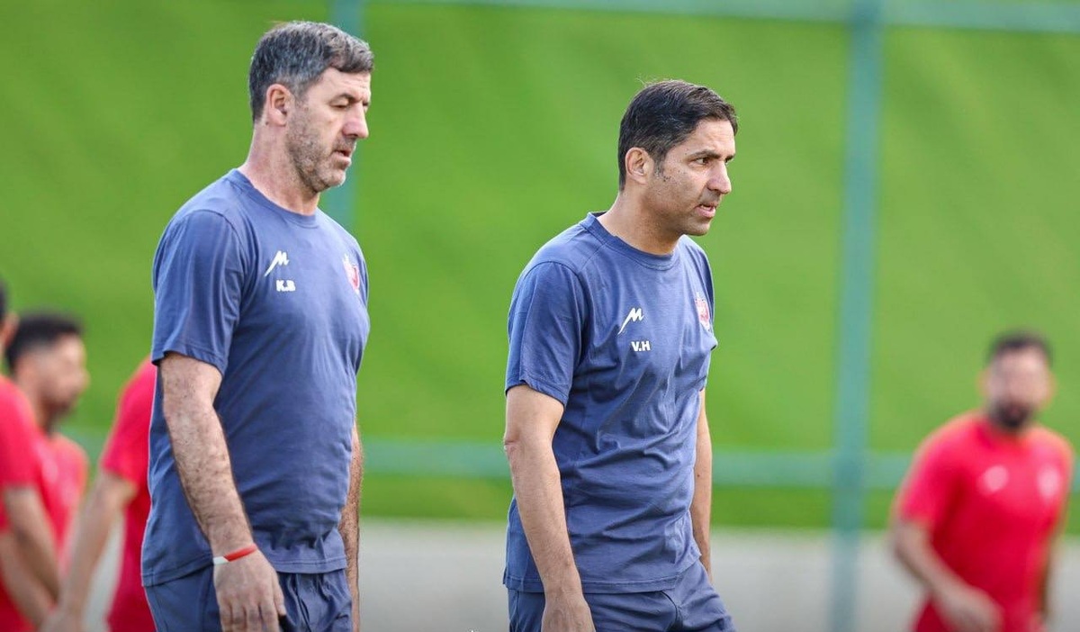 نخستین تمرین فصل جدید سرخپوشان با وحید هاشمیان