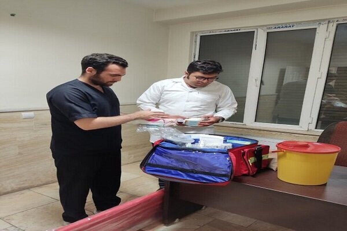 تیم پزشکی اداره کل سلامت در ایستگاه های آتش نشانی مستقر شد