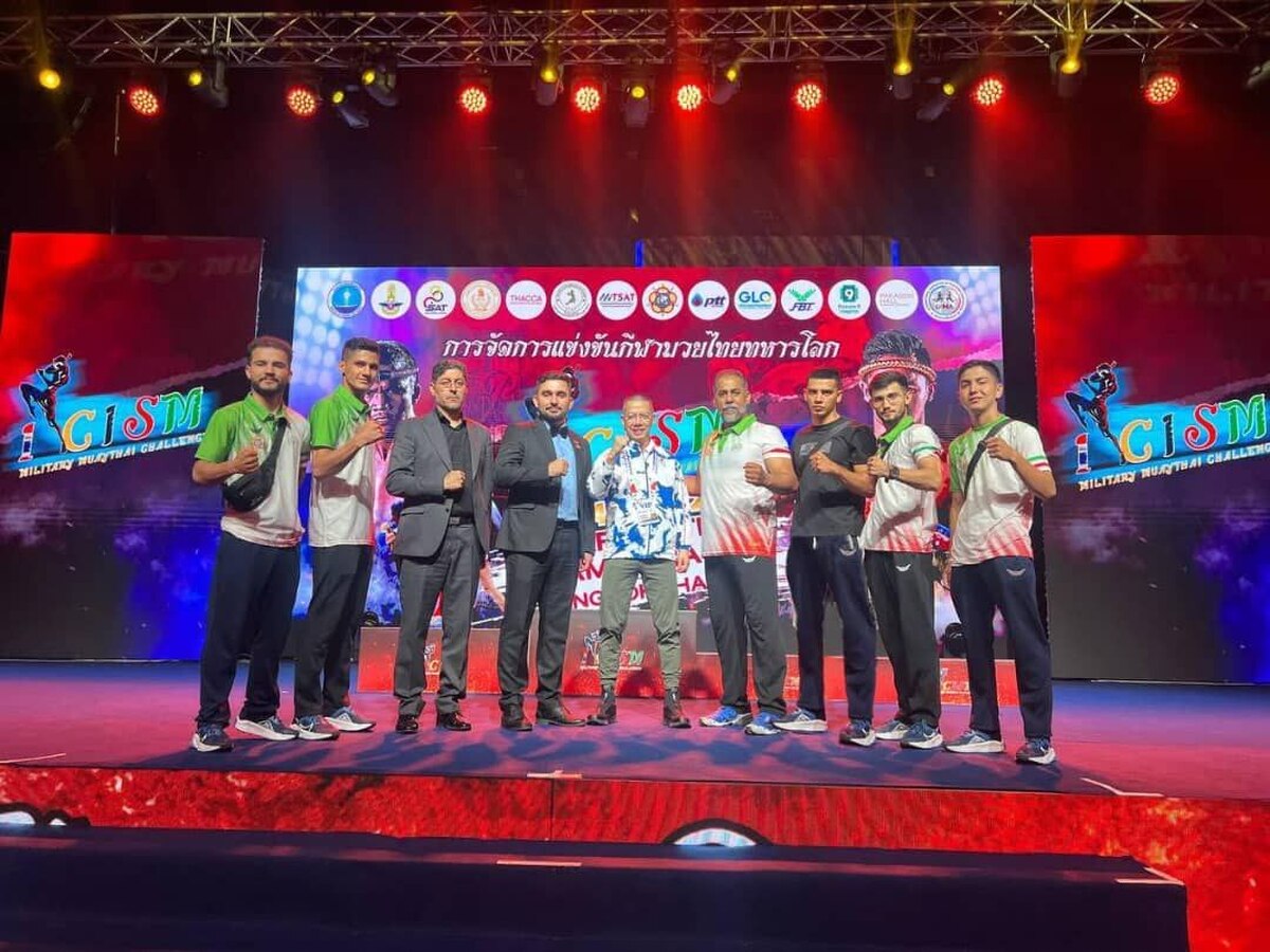 رقابت ۵ نماینده موی تای نیرو‌های مسلح ایران  در تایلند