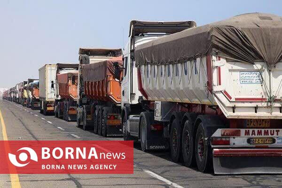 تردد بیش از ۸۰ هزار دستگاه کامیون حامل کالاهای صادراتی از مرزهای کرمانشاه در بهار