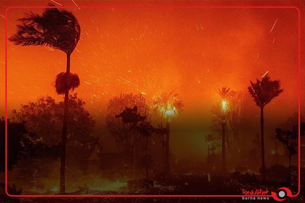 طوفان آتش در ایالت یوتا آمریکا