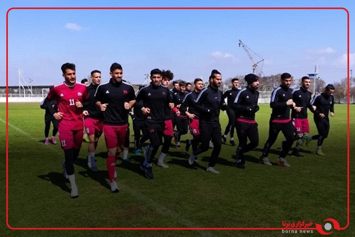 تمرین امروز تراکتور