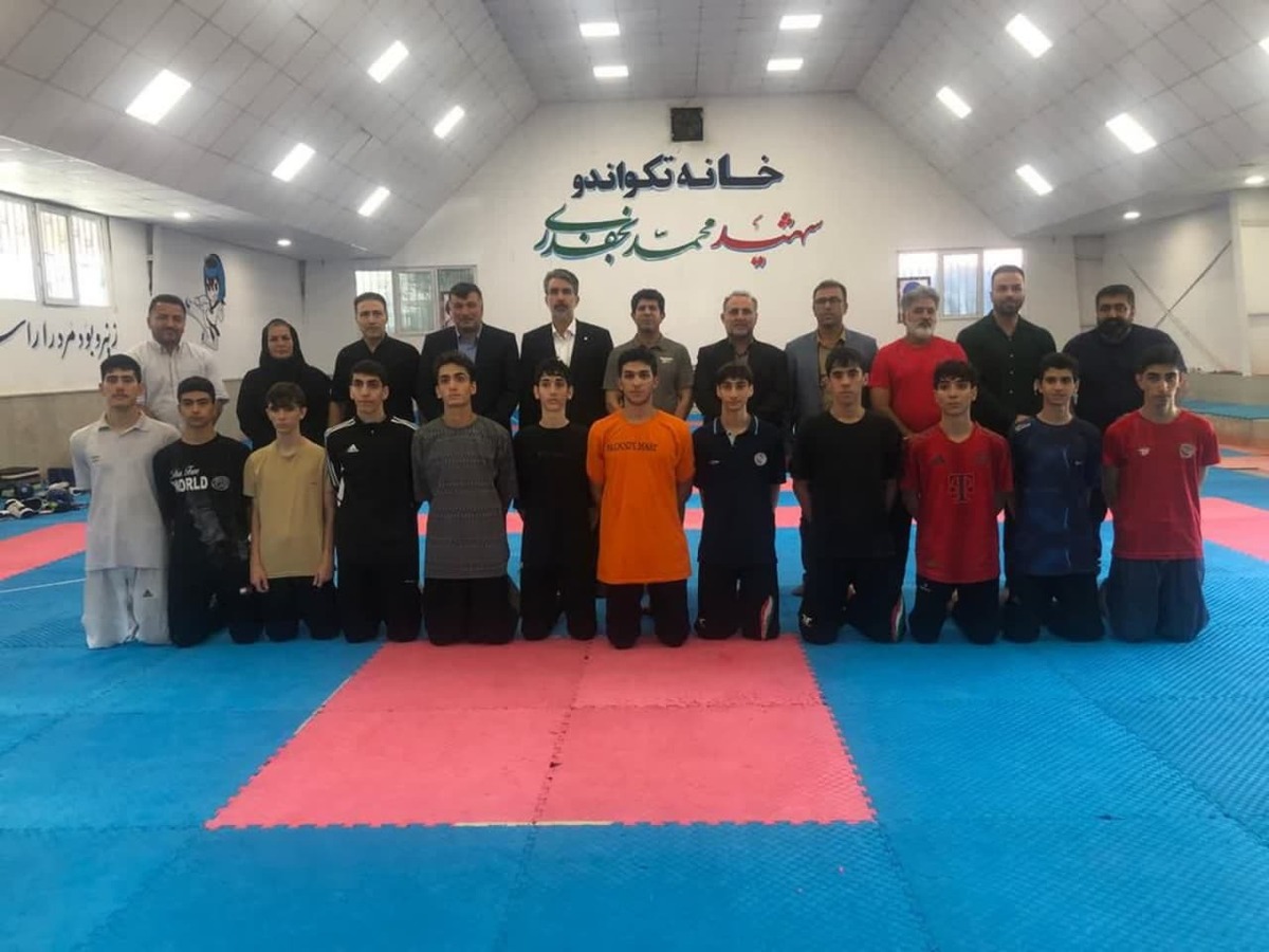 حضور مدیرکل ورزش و جوانان در اردوی تیم ملی تکواندو نوجوانان