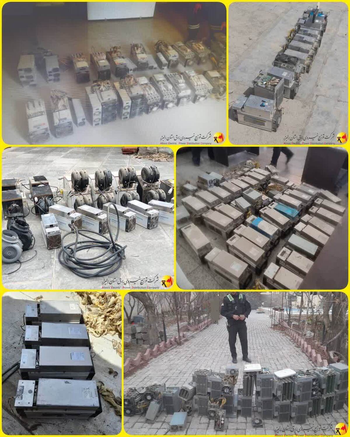 کشف ۲۶ مرکز استخراج غیرمجاز رمزارز در سه ماهه نخست سال ۱۴۰۴ در البرز