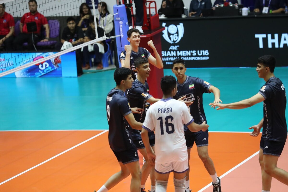 صعود تیم والیبال زیر ۱۶ سال ایران به دور دوم رقابت‌های قهرمانی آسیا
