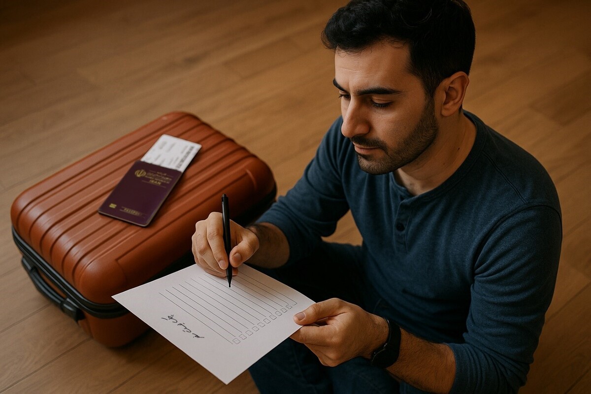 چک لیست سفر؛ برنامه ریزی کامل سفر از رزرو بلیط هواپیما تا بستن چمدان