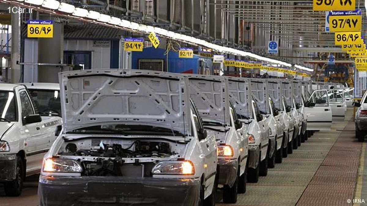 تولید خودرو افت 12 درصدی  کرد