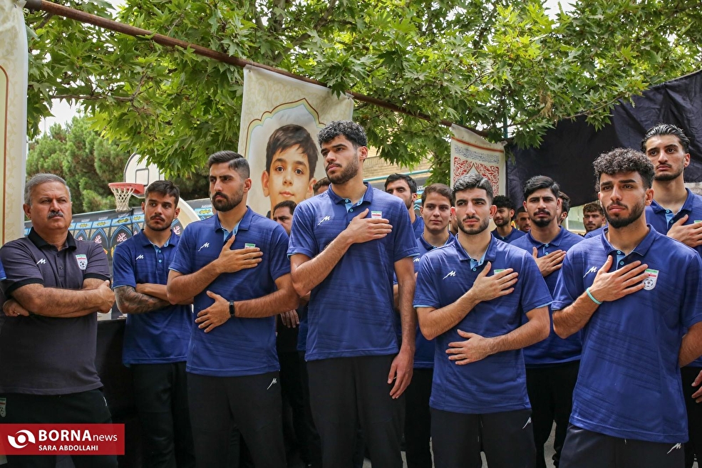 آیین سوگواری و مراسم نذرواره در مرکز ملی فوتبال