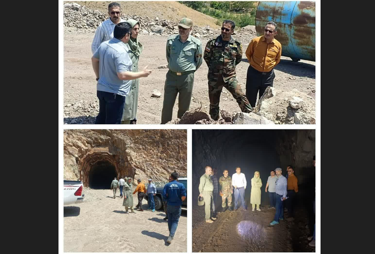 مدیرکل منابع طبیعی استان قزوین از معدن سرب و روی زاجکان بازدید کرد