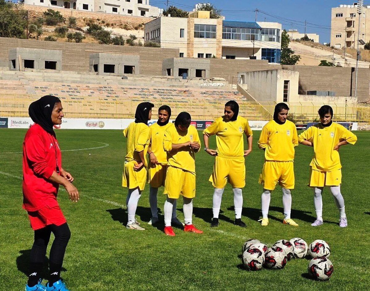 برگزاری آخرین تمرین بانوان ملی‌پوش پیش از بازی با لبنان