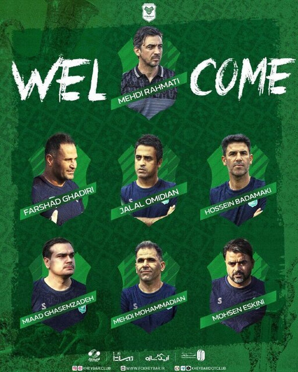 کادر فنی خیبر برای فصل جدید لیگ برترمعرفی شدند