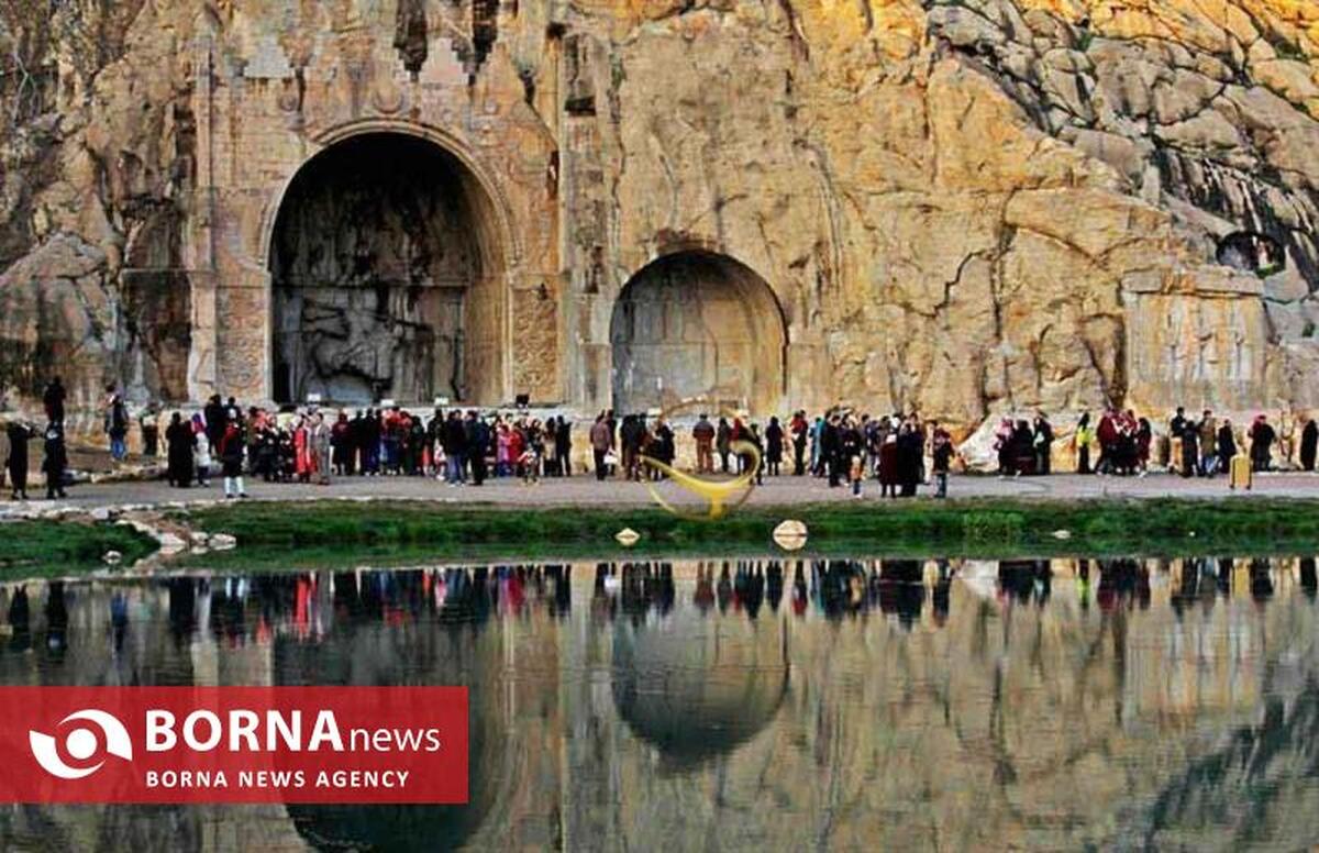 آغاز بازدید گردشگران از محوطه‌های تاریخی کرمانشاه