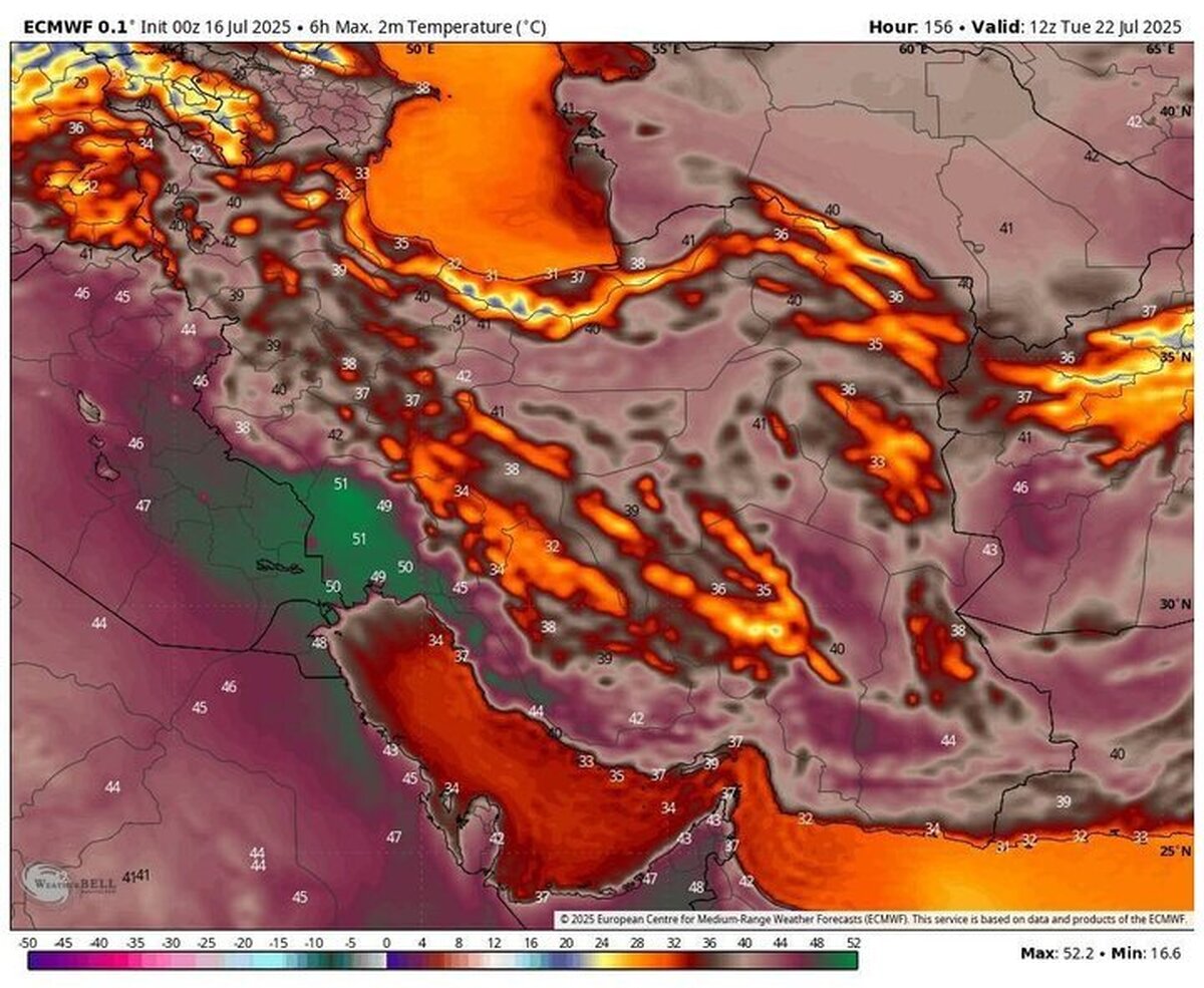 ورود موج بی‌سابقه گرمای شدید به کشور؛ بارش‌ها متوقف شد