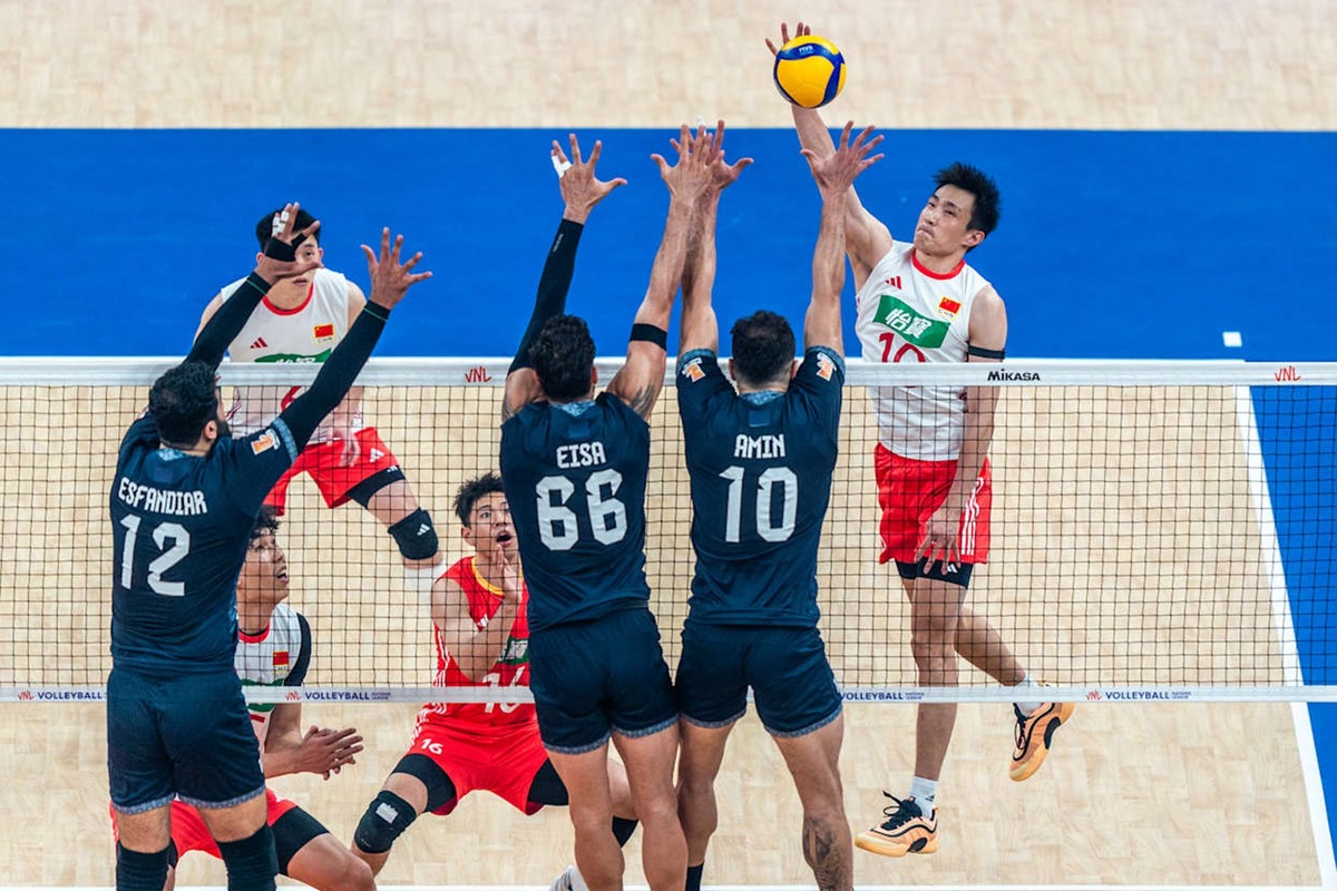 پیروزی قاطعانه سروقامتان ایران برابر چین/ صعود ۵ پله‌ای تیم ملی در جدول