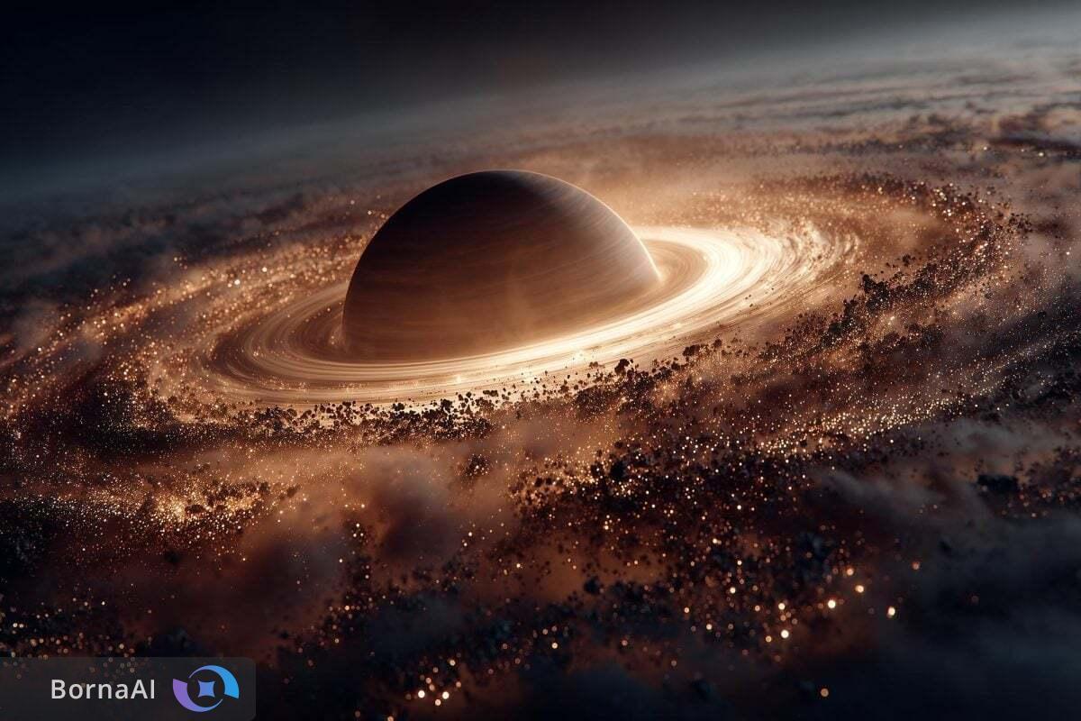 کشف غول گازی پنهان در دل غبارهای یک ستاره جوان