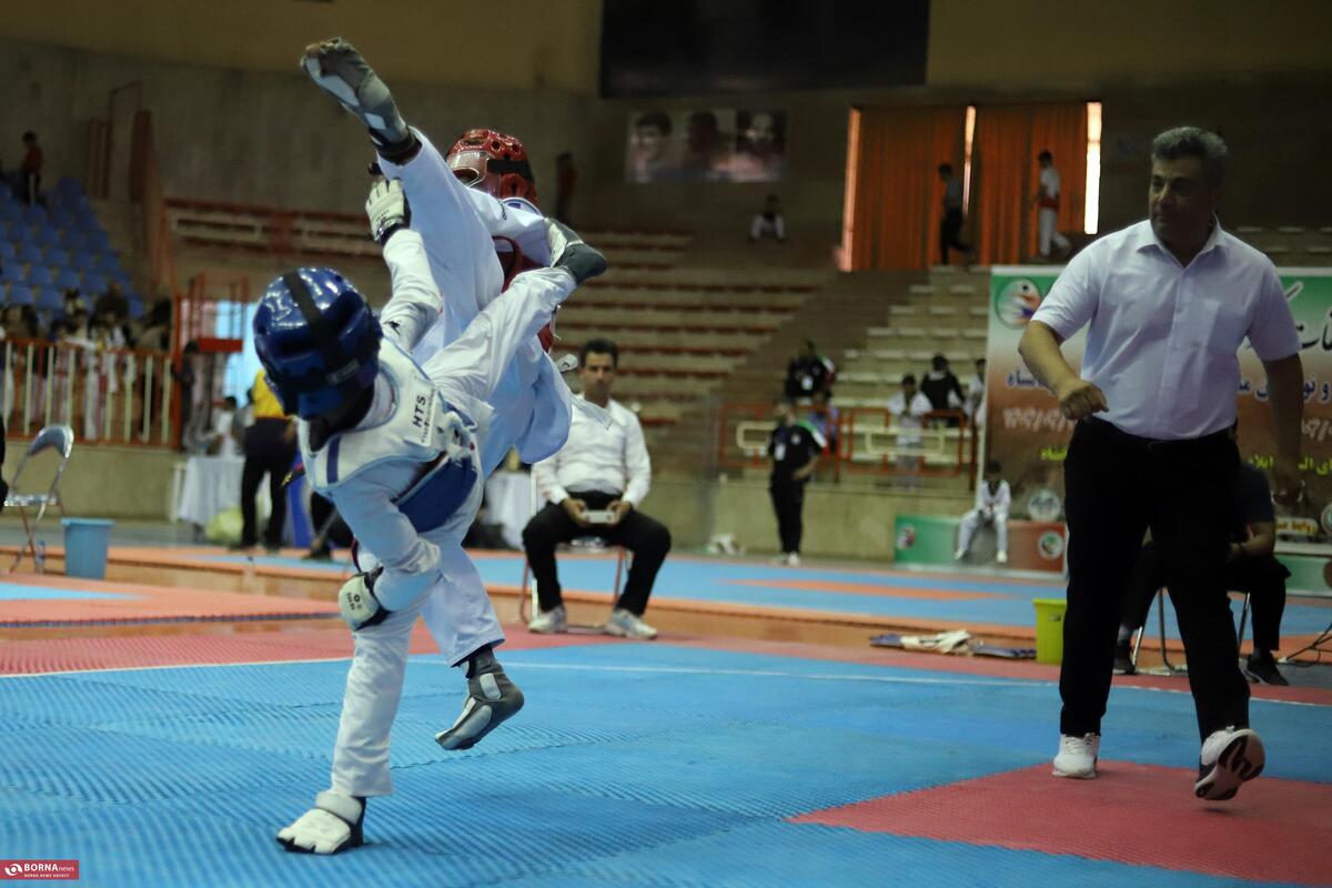 گزارش تصویری| مسابقات تکواندو رده های پایه