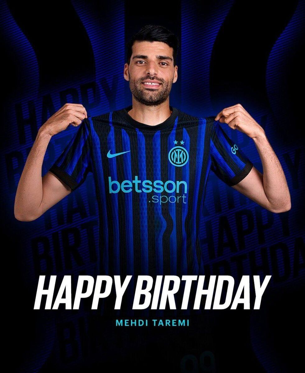 پیام تبریک خاص اینترمیلان به مهدی طارمی